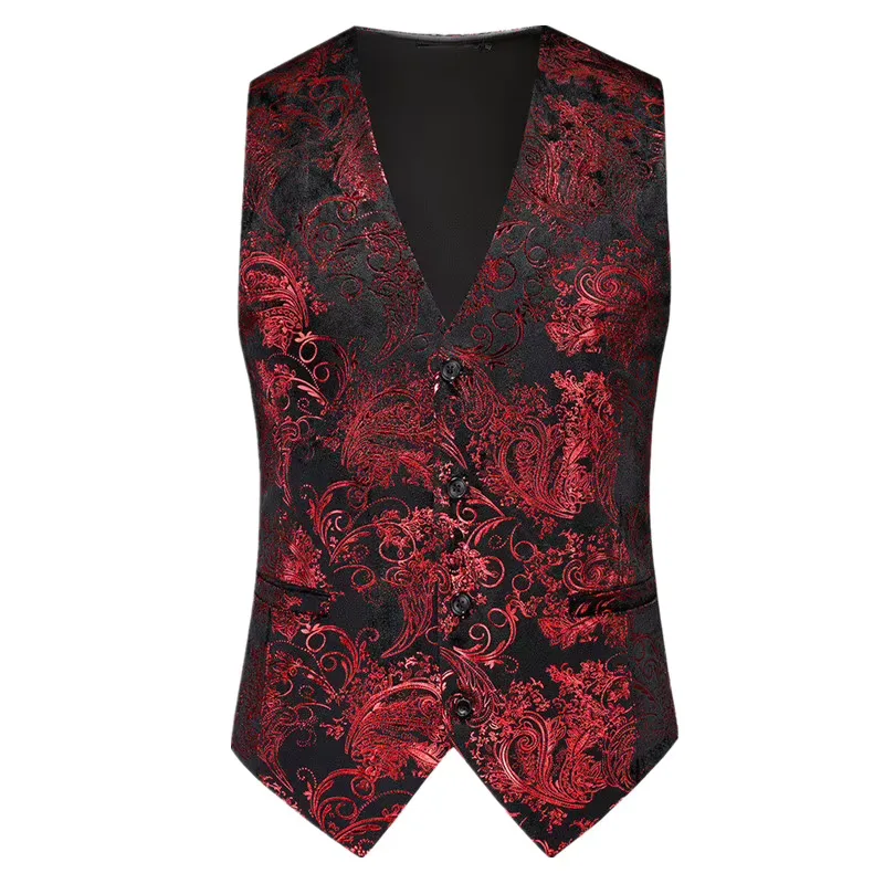 Vue 12 — Gilet Costume Homme Imprimé