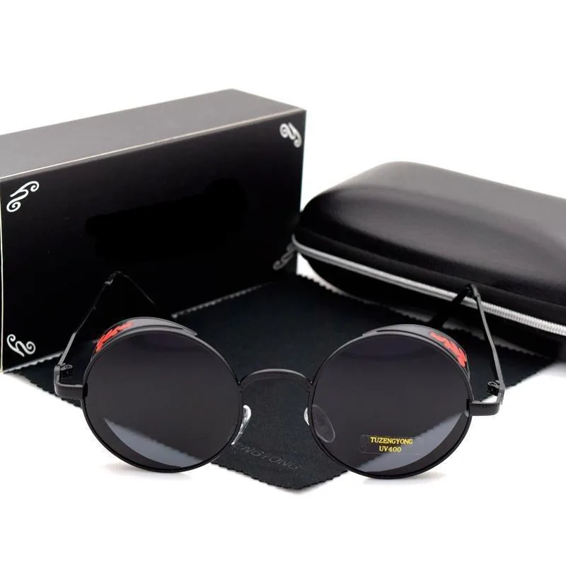 Vue 14 — Lunettes de Soleil Steampunk Homme