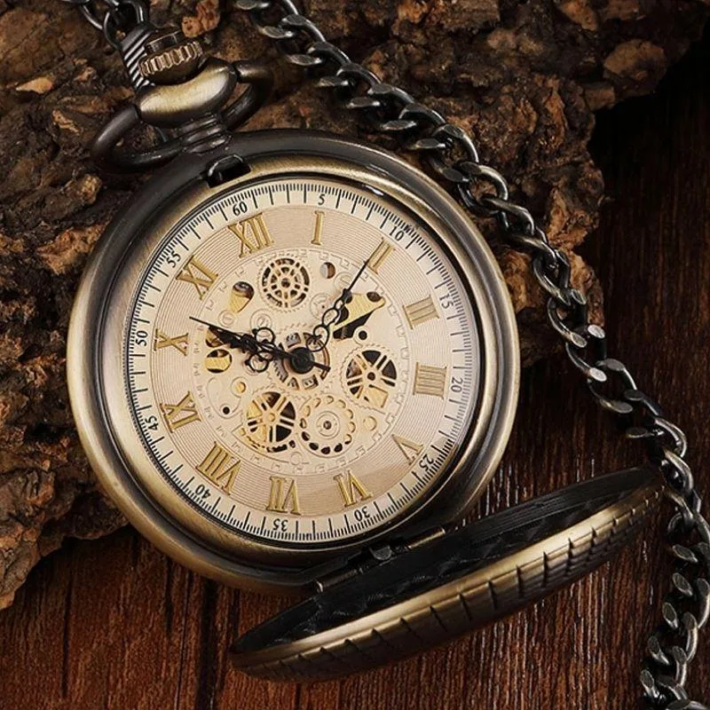 Vue 2 — Montre à Gousset Steampunk Sans Pile