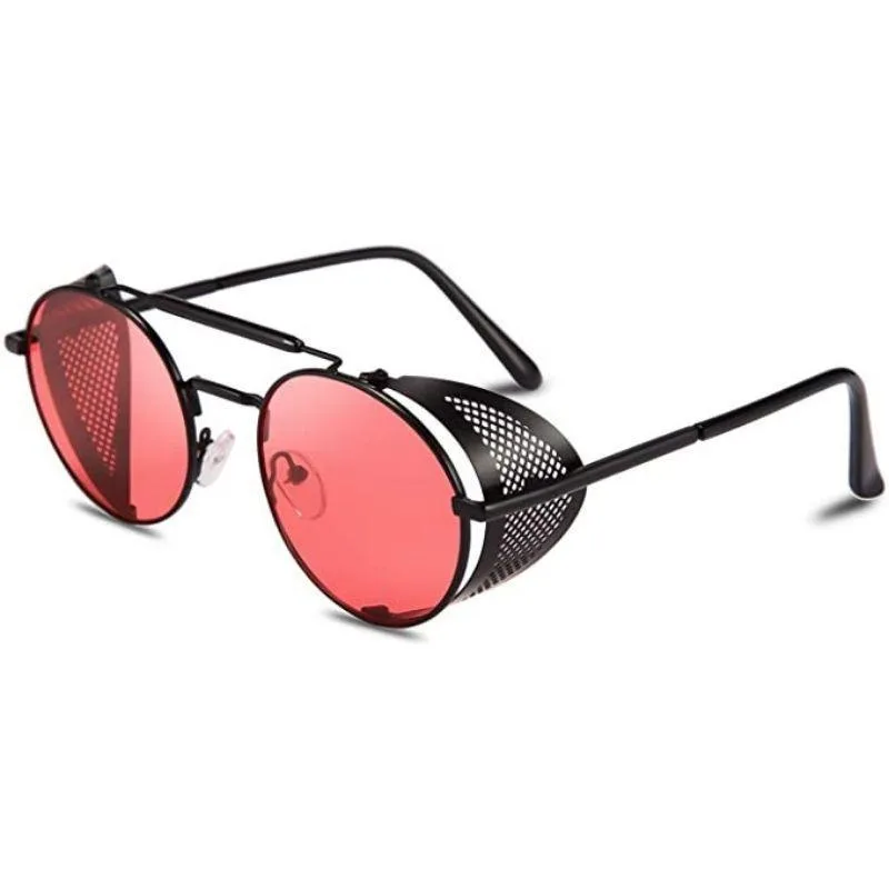 Vue 3 — Lunettes de Soleil Rondes Steampunk