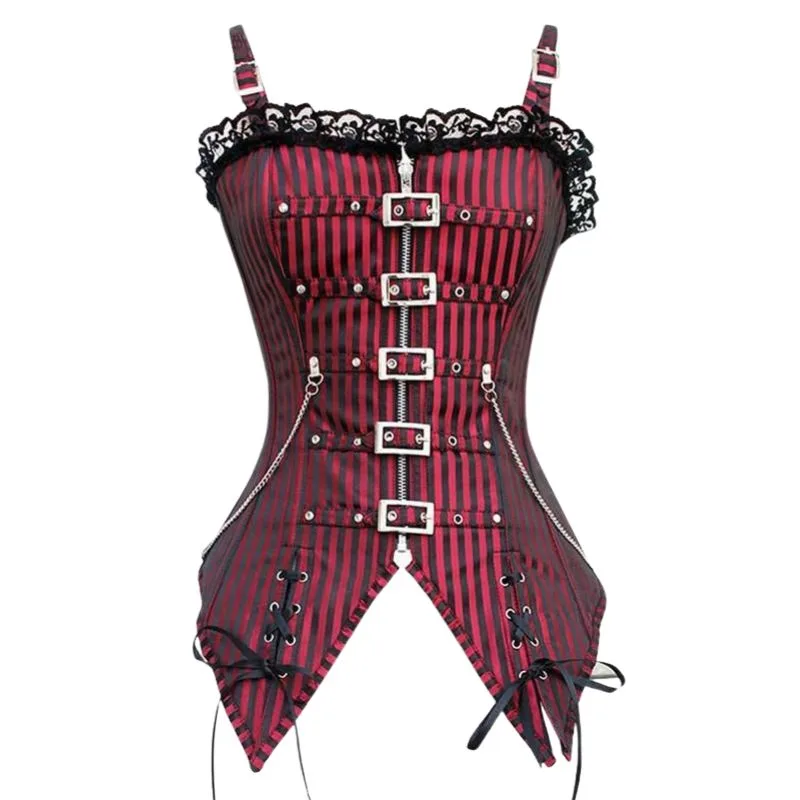 Corset Steampunk Vintage Serre Taille