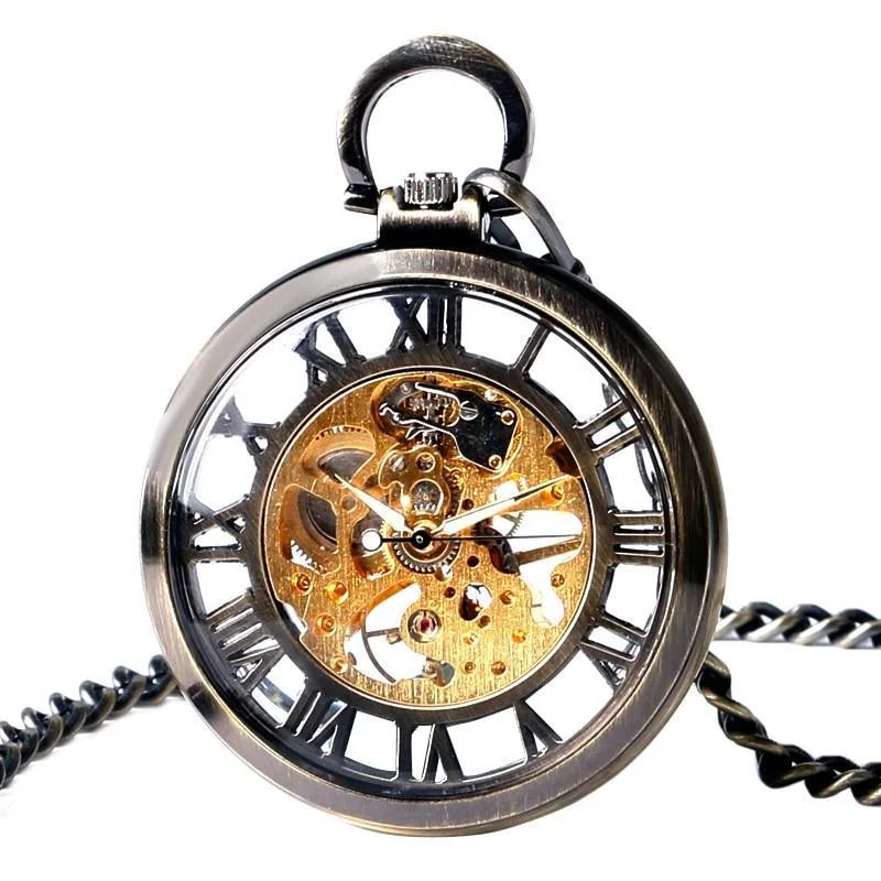 Vue 2 — Montre à Gousset Steampunk Transparente