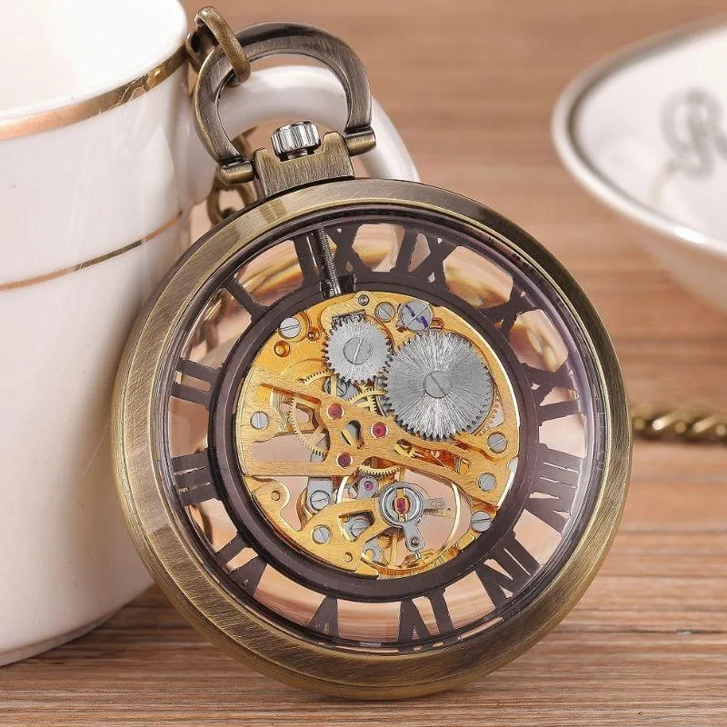 Vue 5 — Montre à Gousset Steampunk Transparente