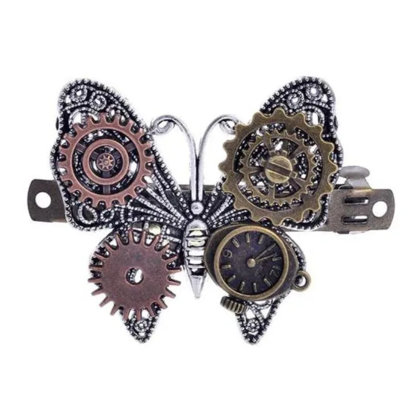 Vue 10 — Barrette Cheveux Steampunk