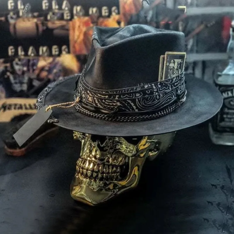 Vue 4 — Chapeau de Cowboy Steampunk