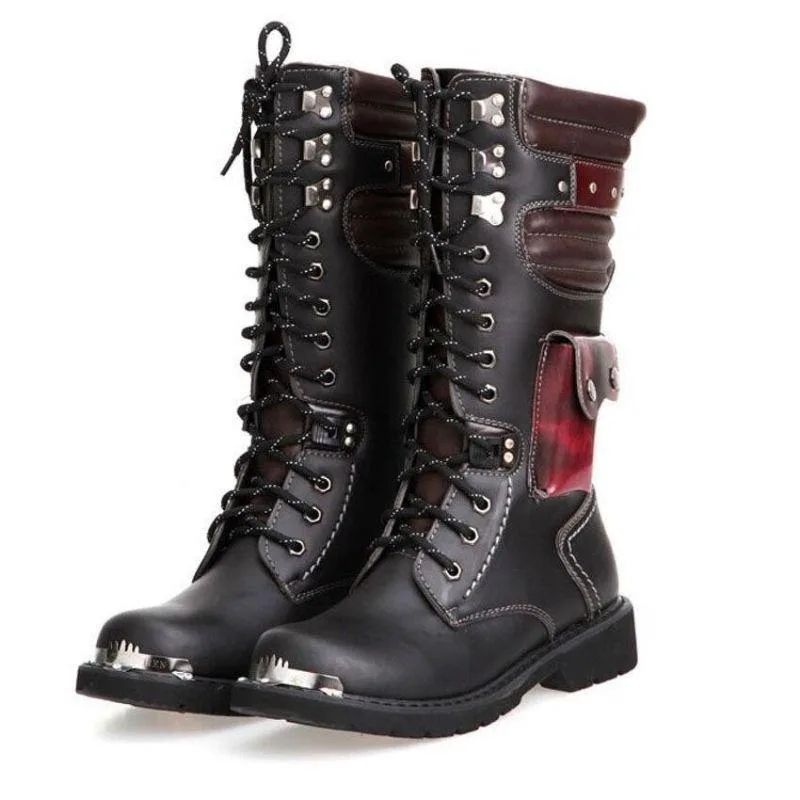 Vue 6 — Bottes Style Steampunk Homme