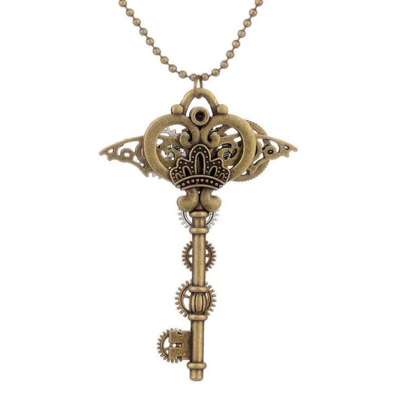 Vue 3 — Pendentif Clé Steampunk