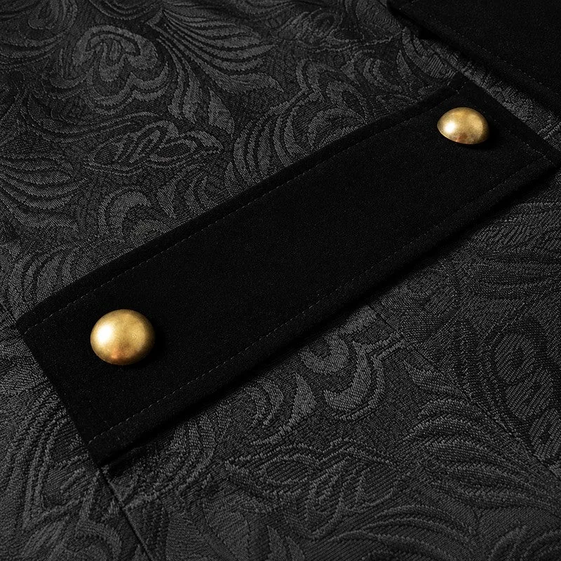 Vue 4 — Veste Steampunk Homme Victorienne