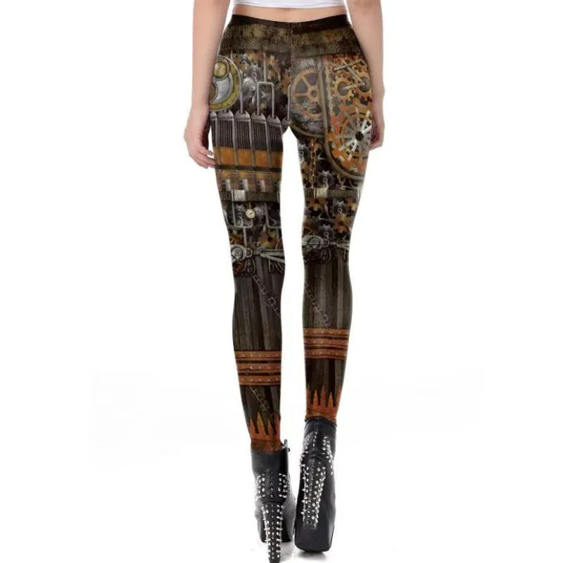 Vue 2 — Legging Imprimé Vintage