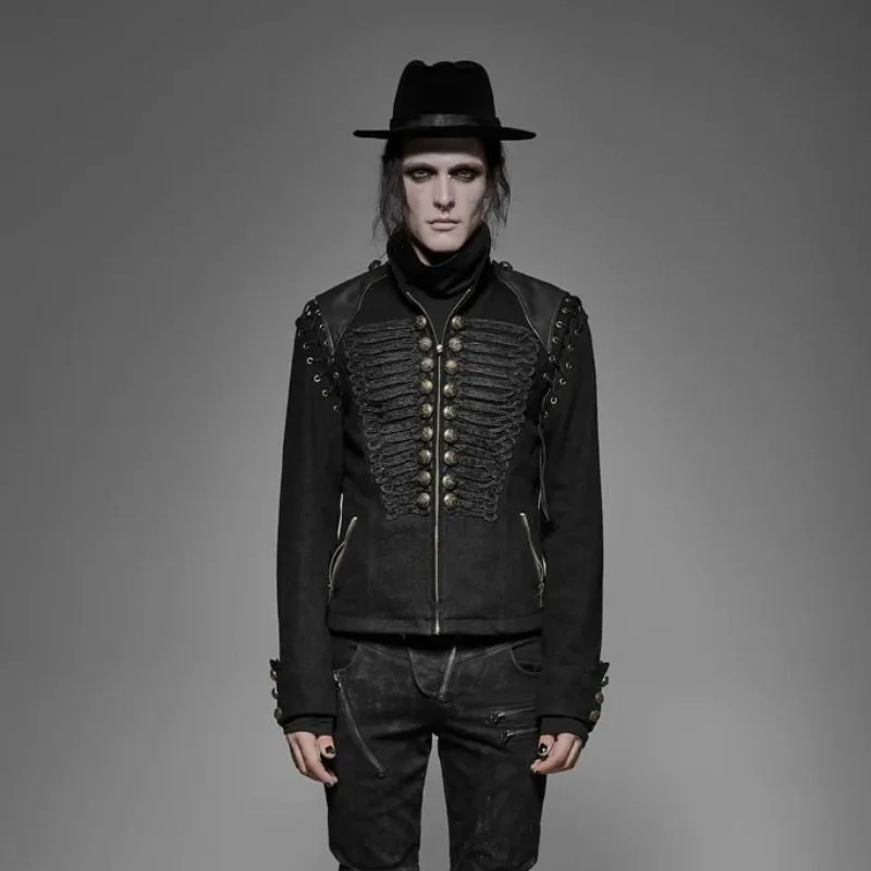Vue 2 — Veste Homme Gothique Militaire Officier