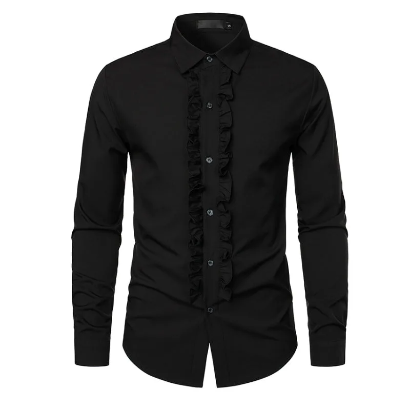 Chemise à Volant Homme