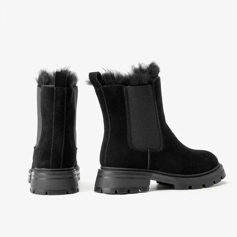 Vue 4 — Chelsea Boots Fourrées