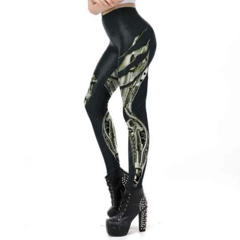 Vue 3 — Legging Steampunk Noir