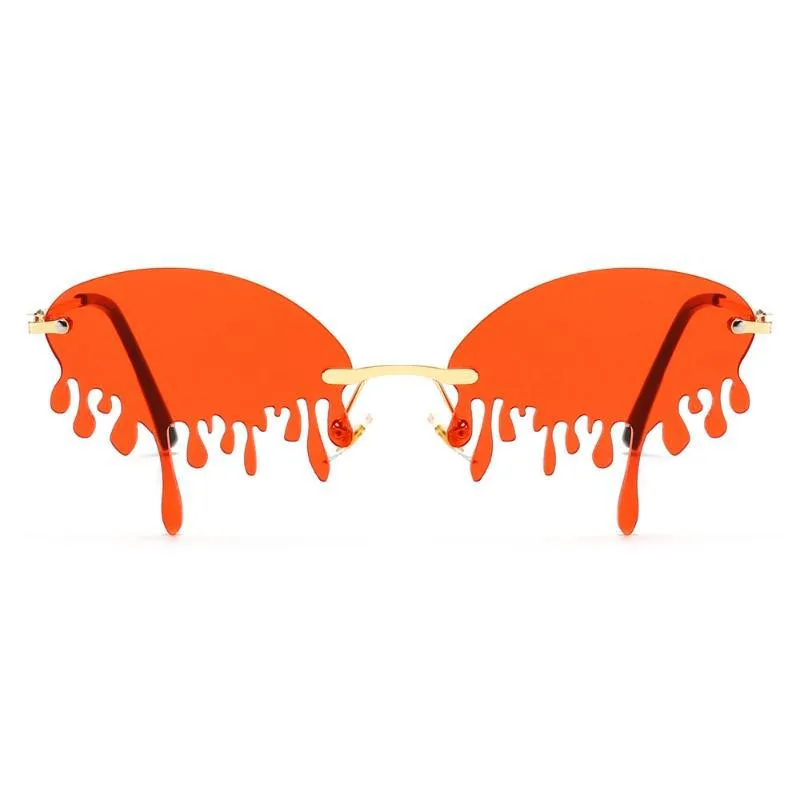Vue 2 — Lunettes de Soleil Forme Larme