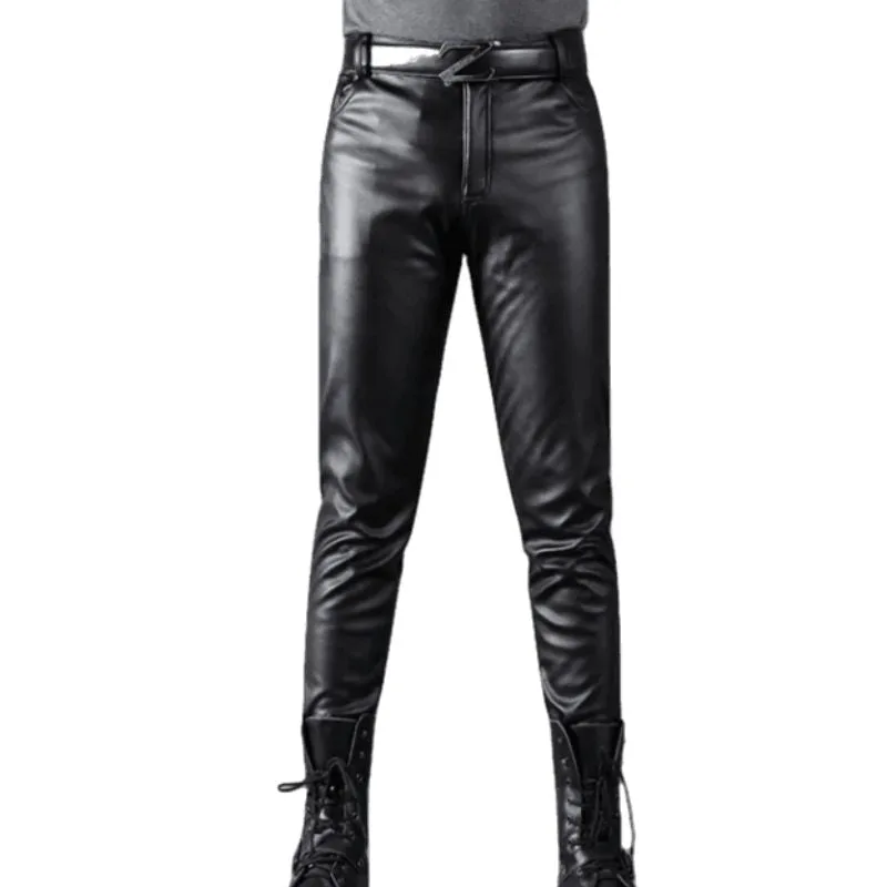 Pantalon Simili PU Noir pour Homme Pantalon Simili PU Noir pour Homme