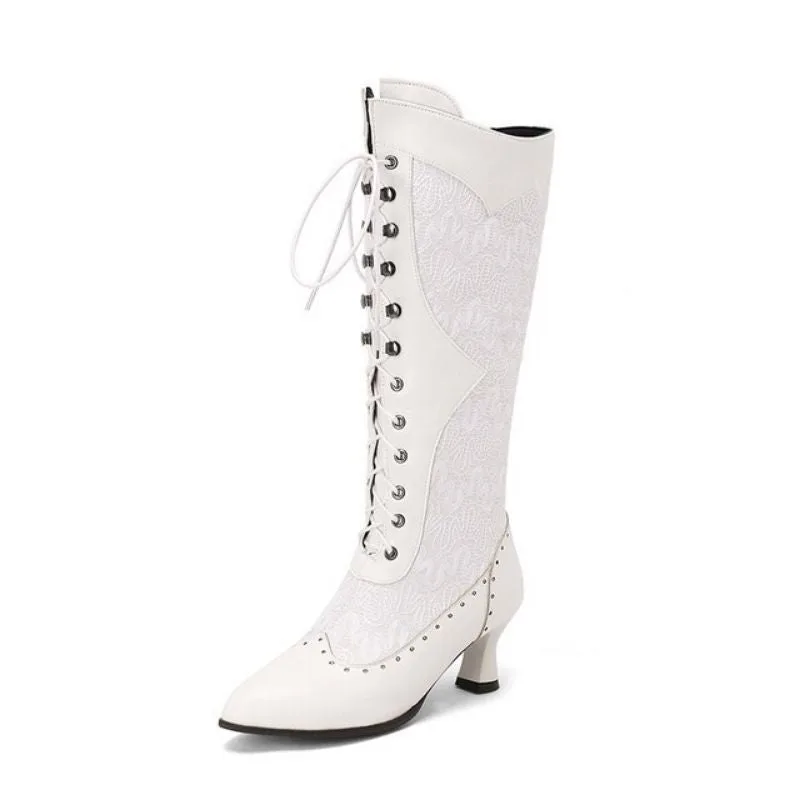 Vue 4 — Bottes Steampunk Victoriennes