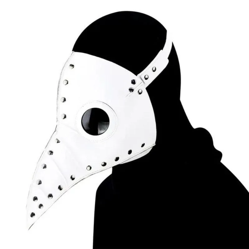 Masque Médecin de la Peste Blanc