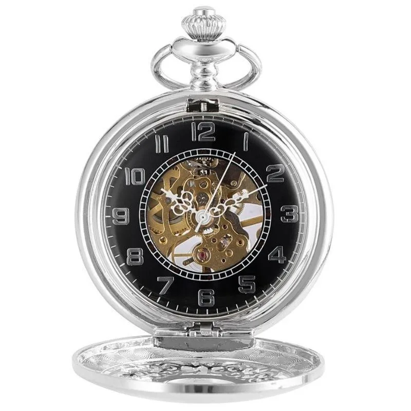 Vue 7 — Montre Gousset Ancienne en Acier (Coffret)