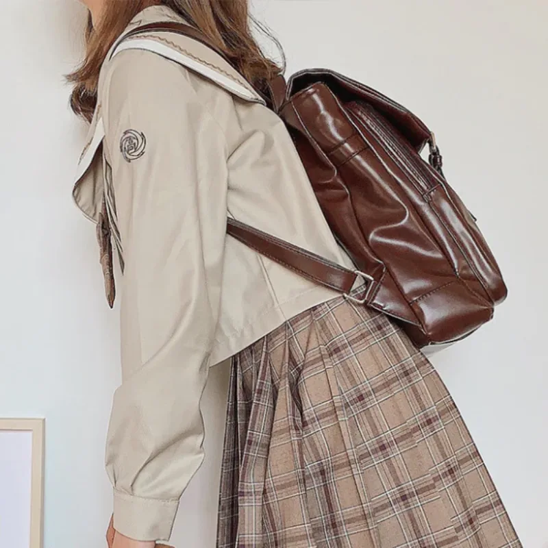Vue 2 — Sac à Dos Femme Vintage en PU