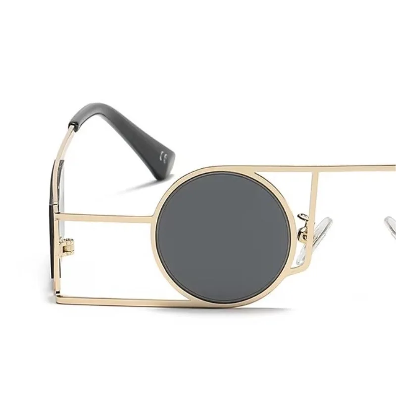 Vue 3 — Lunettes de Soleil Inversées Forme Ronde