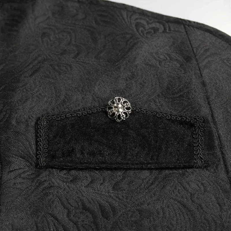 Vue 5 — Veste Steampunk Gothique en Queue de Pie