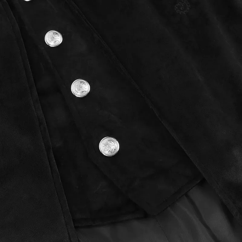 Vue 20 — Veste Steampunk Gothique Redingote