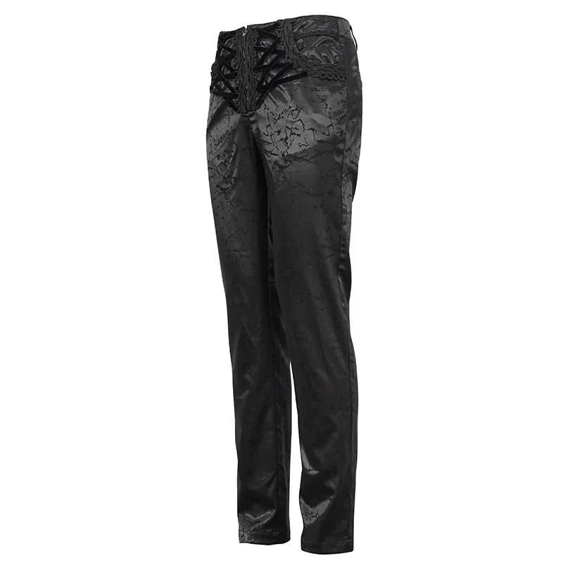 Vue 8 — Pantalon Noir Gothique Victorien