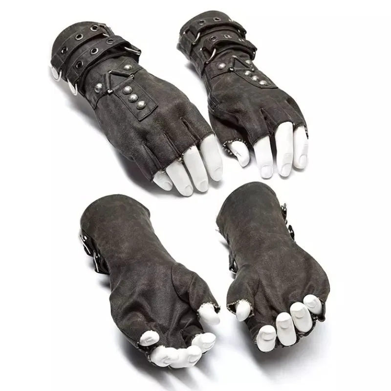 Vue 3 — Gants Steampunk Homme