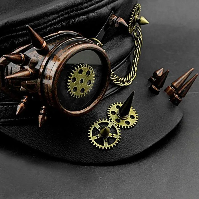 Vue 4 — Chapeau Militaire Steampunk
