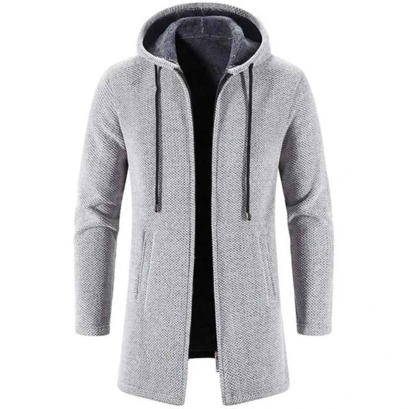 Vue 8 — Cardigan à Capuche Homme