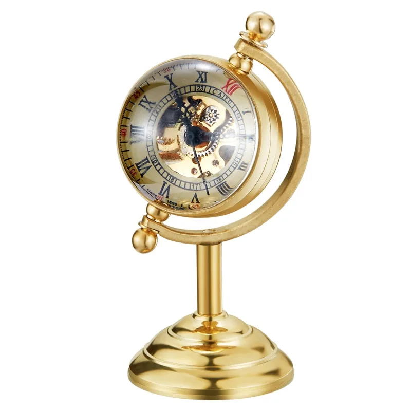 Pendulette Steampunk de Bureau Mécanique