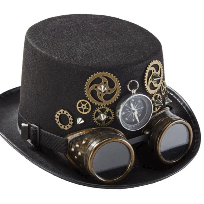 Chapeau Steampunk avec Mécanismes