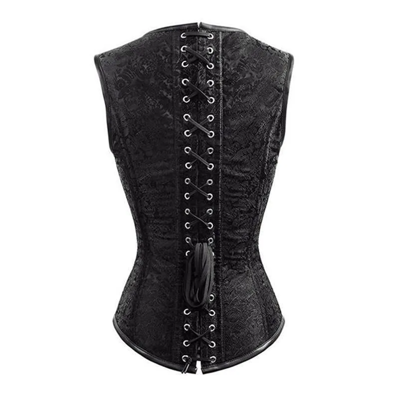 Vue 8 — Corset Steampunk Femme Rétro