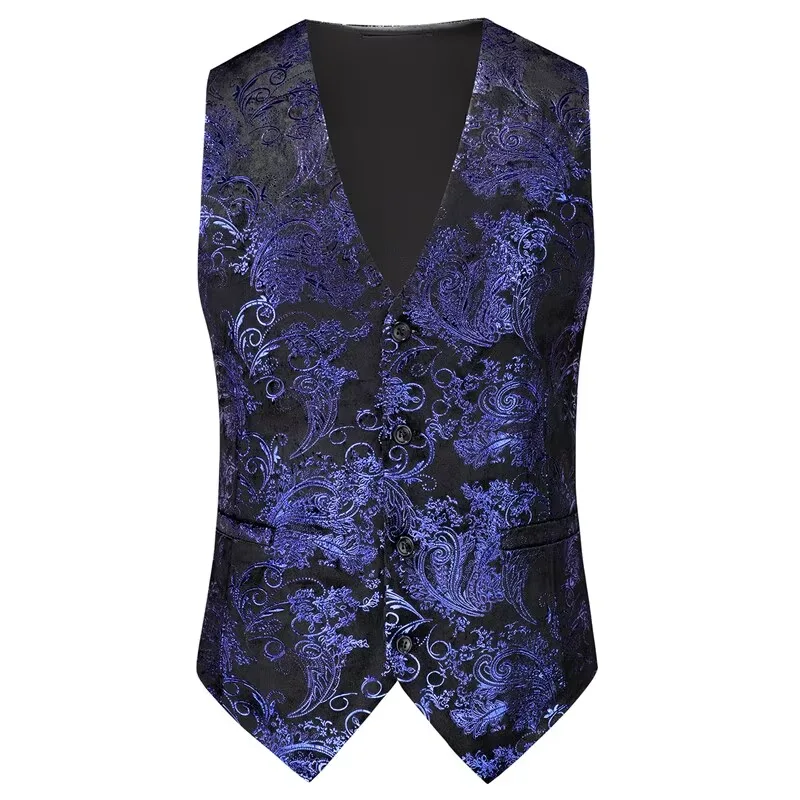 Vue 11 — Gilet Costume Homme Imprimé