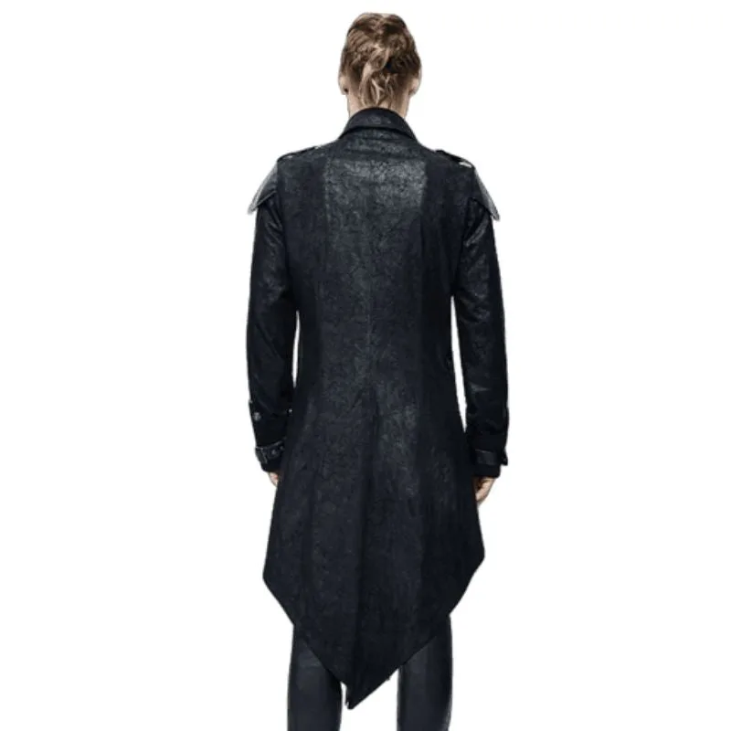 Vue 4 — Long Manteau Homme Punk
