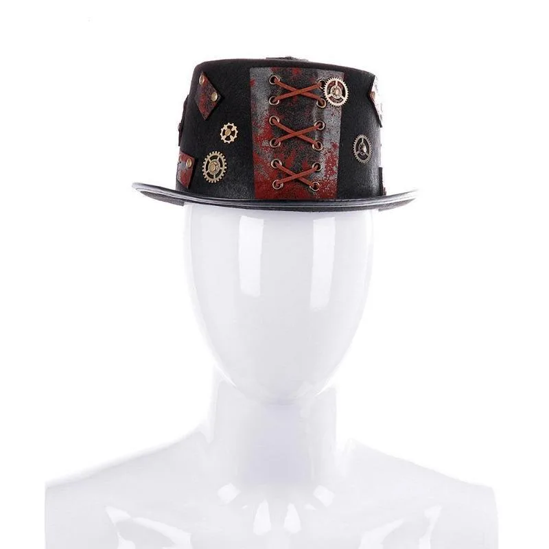 Vue 2 — Chapeau Steampunk au Style Ancien