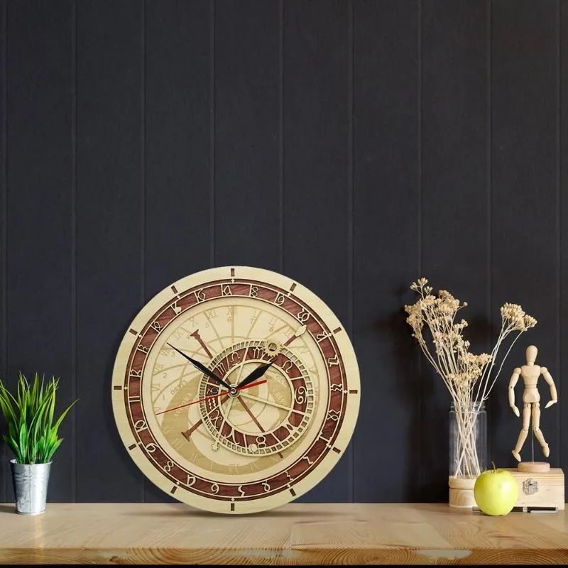 Vue 2 — Horloge Steampunk Astronomique
