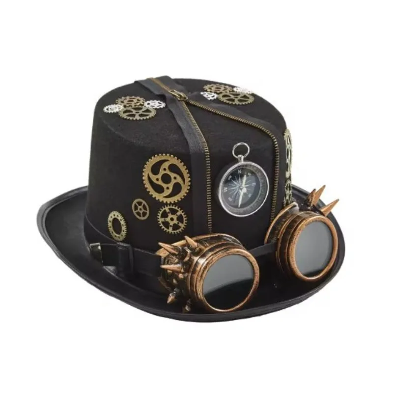 Vue 4 — Chapeau Steampunk Révolutionnaire