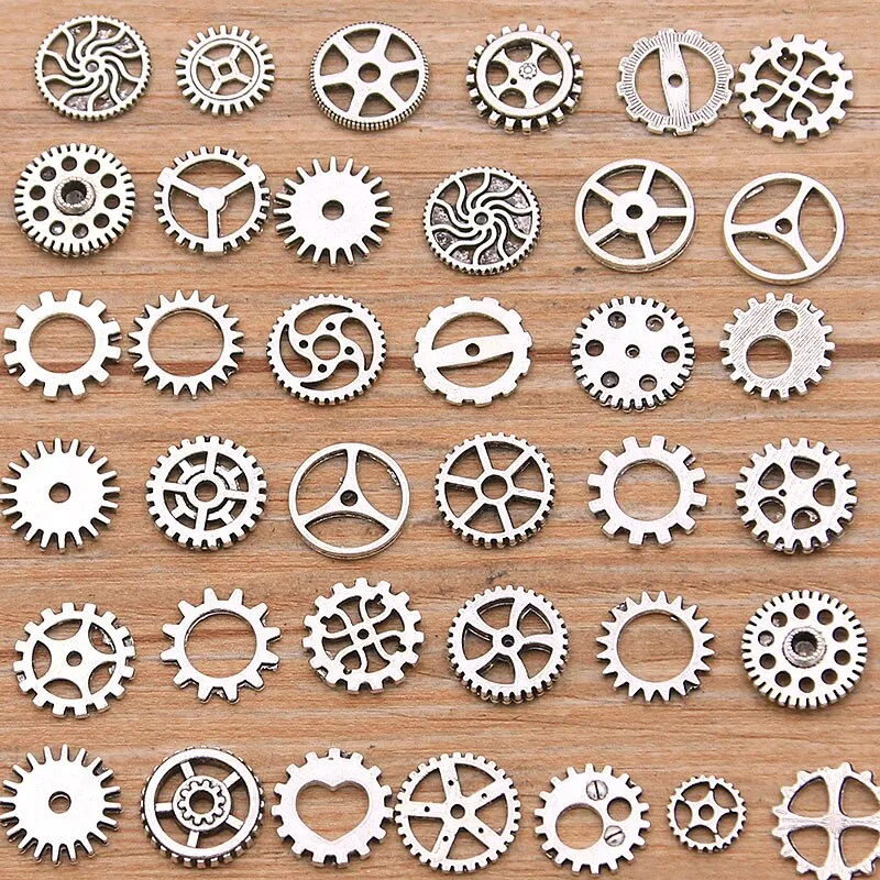 Vue 12 — Lot d'Engrenages Steampunk