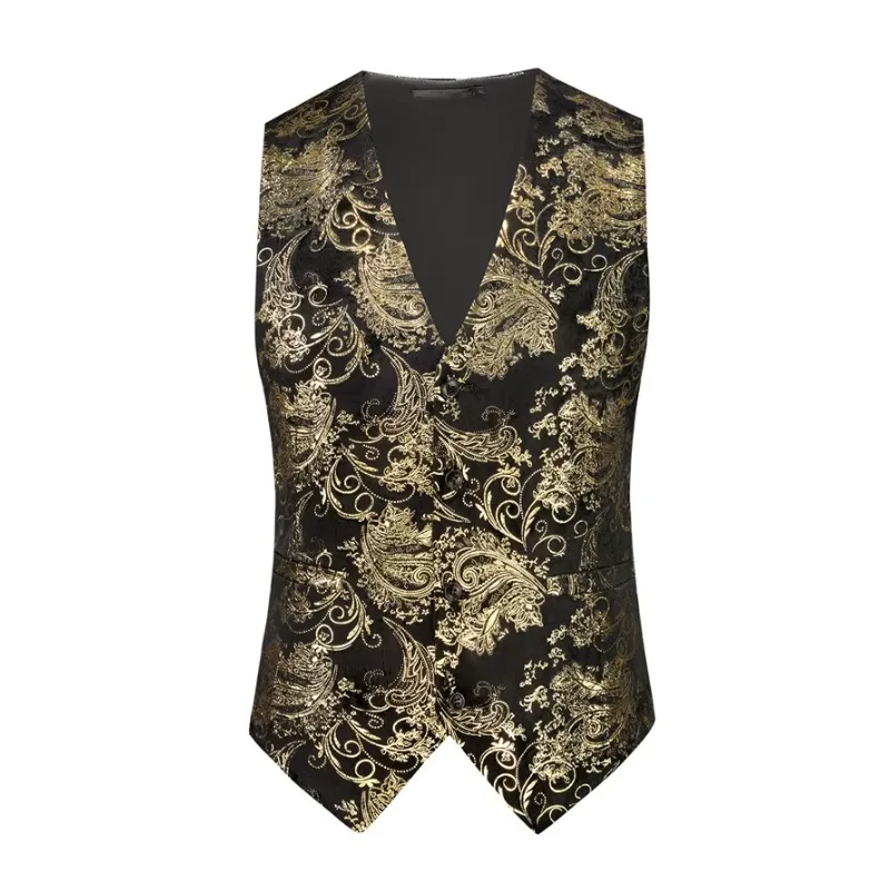 Vue 9 — Gilet Costume Homme Imprimé