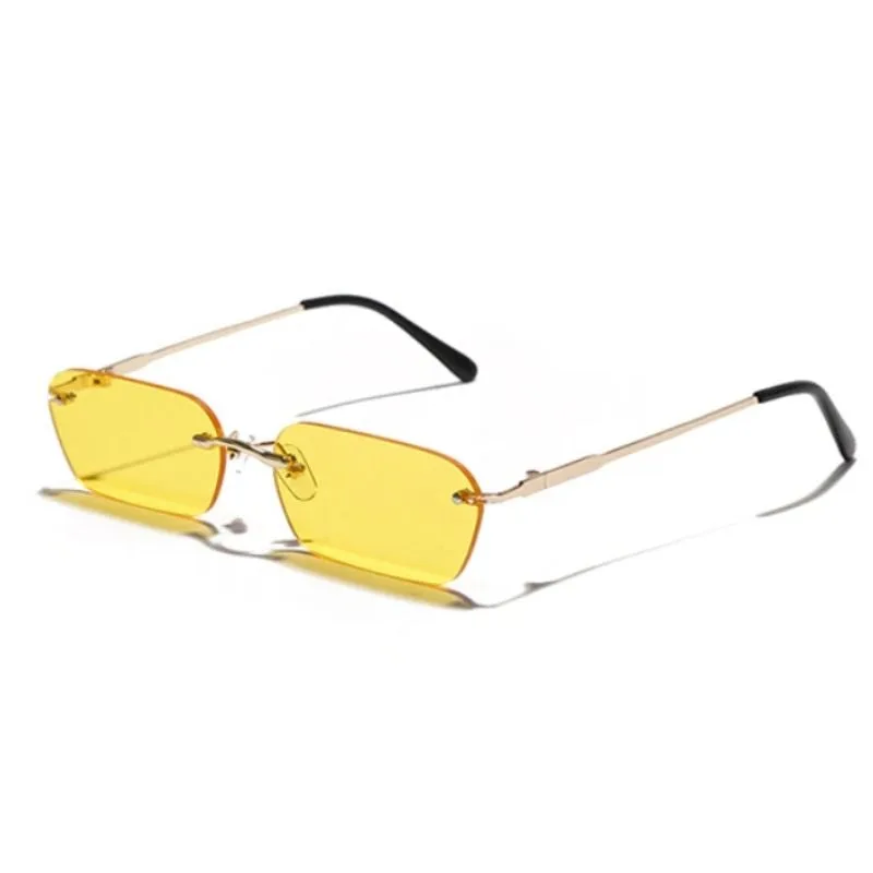 Vue 4 — Lunettes de Soleil Steampunk Rectangulaires