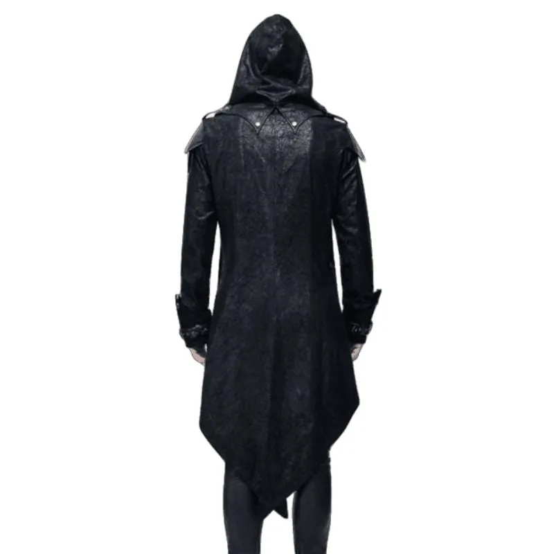 Vue 3 — Long Manteau Homme Punk