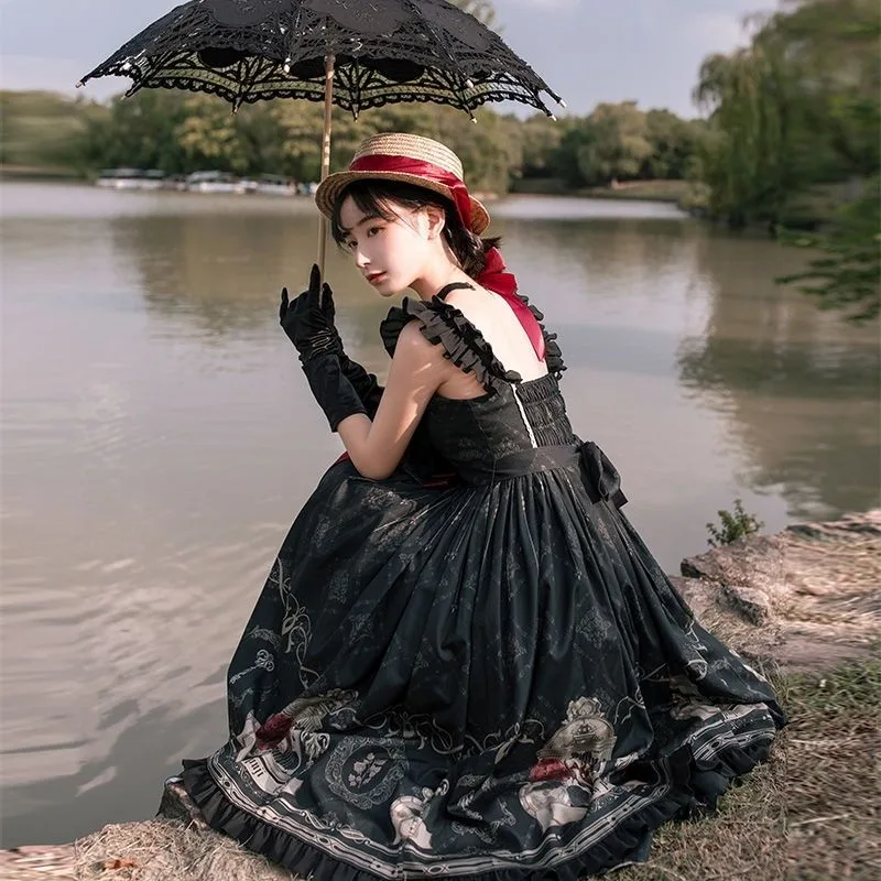 Vue 4 — Robe Lolita Noire