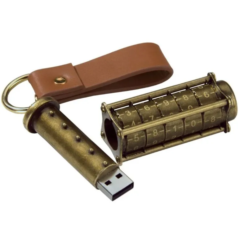 Vue 3 — Clé USB Cryptée Steampunk