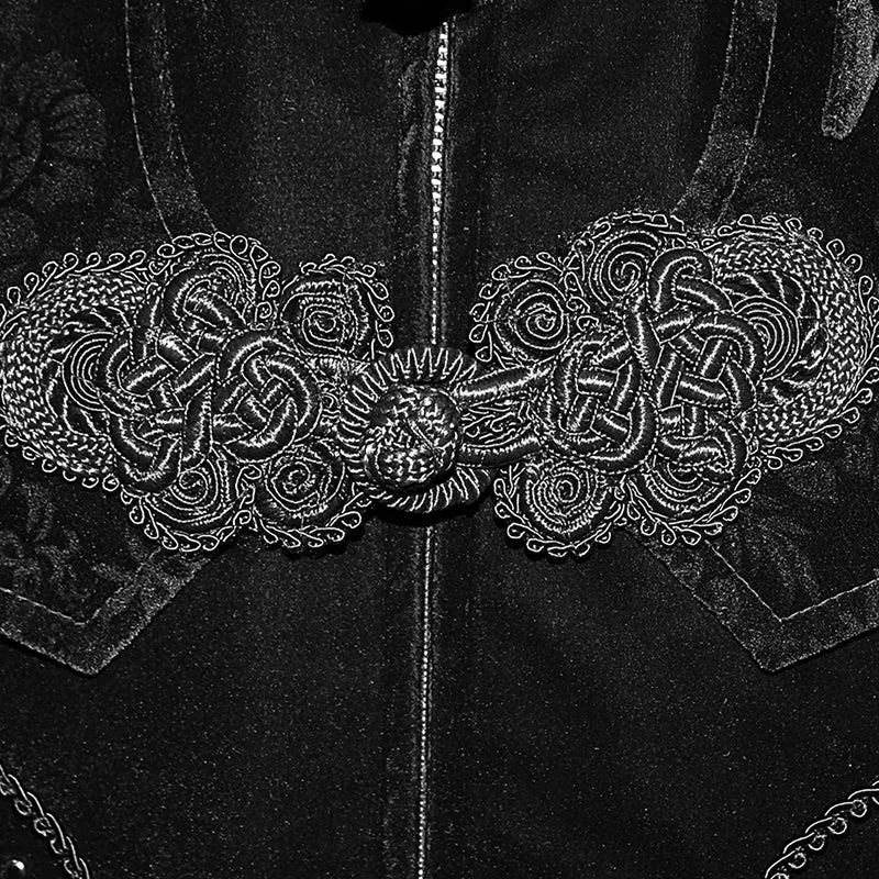Vue 3 — Manteau Steampunk Victorien Homme