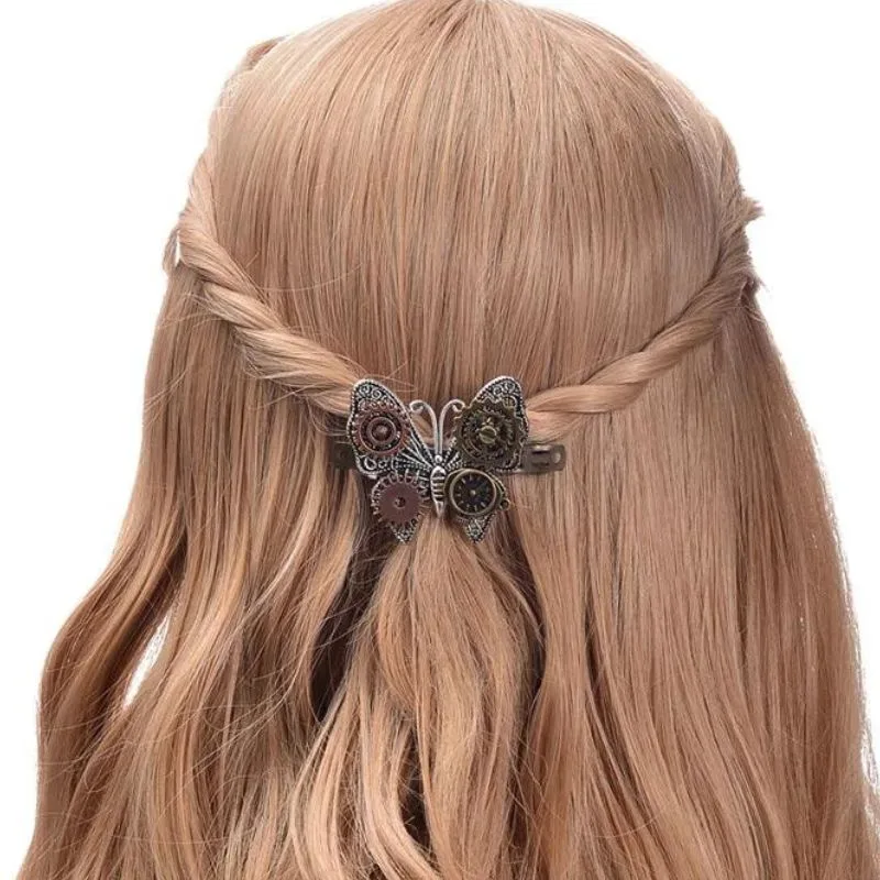 Vue 2 — Barrette Cheveux Steampunk