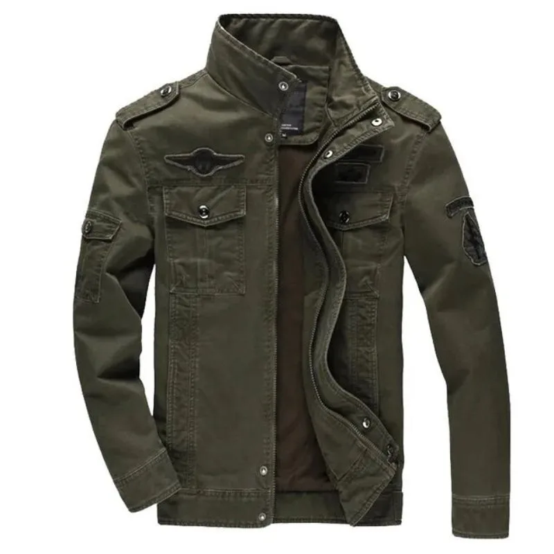 Vue 2 — Veste Aviateur en Jean