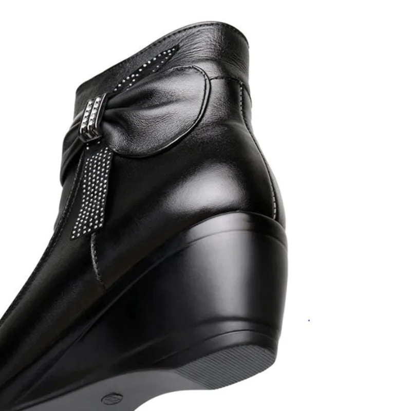 Vue 4 — Bottines Sans Lacets pour Femme