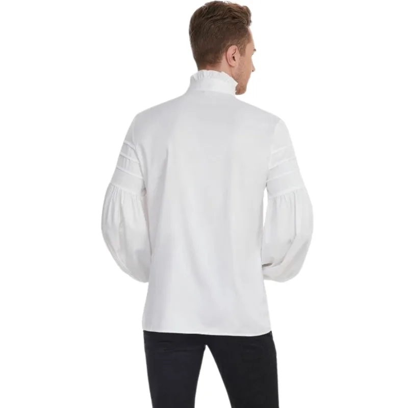 Vue 7 — Chemise Steampunk Homme à Jabot