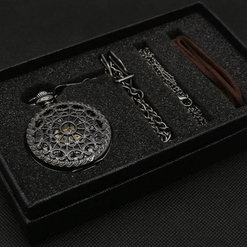 Vue 2 — Montre à Gousset Vintage pour Homme (Coffret)